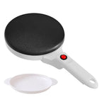 Pro Non-Stick Electric Crepe Maker Pan with Auto Thermostat, Perfect Even Heat & Dipping Plate
